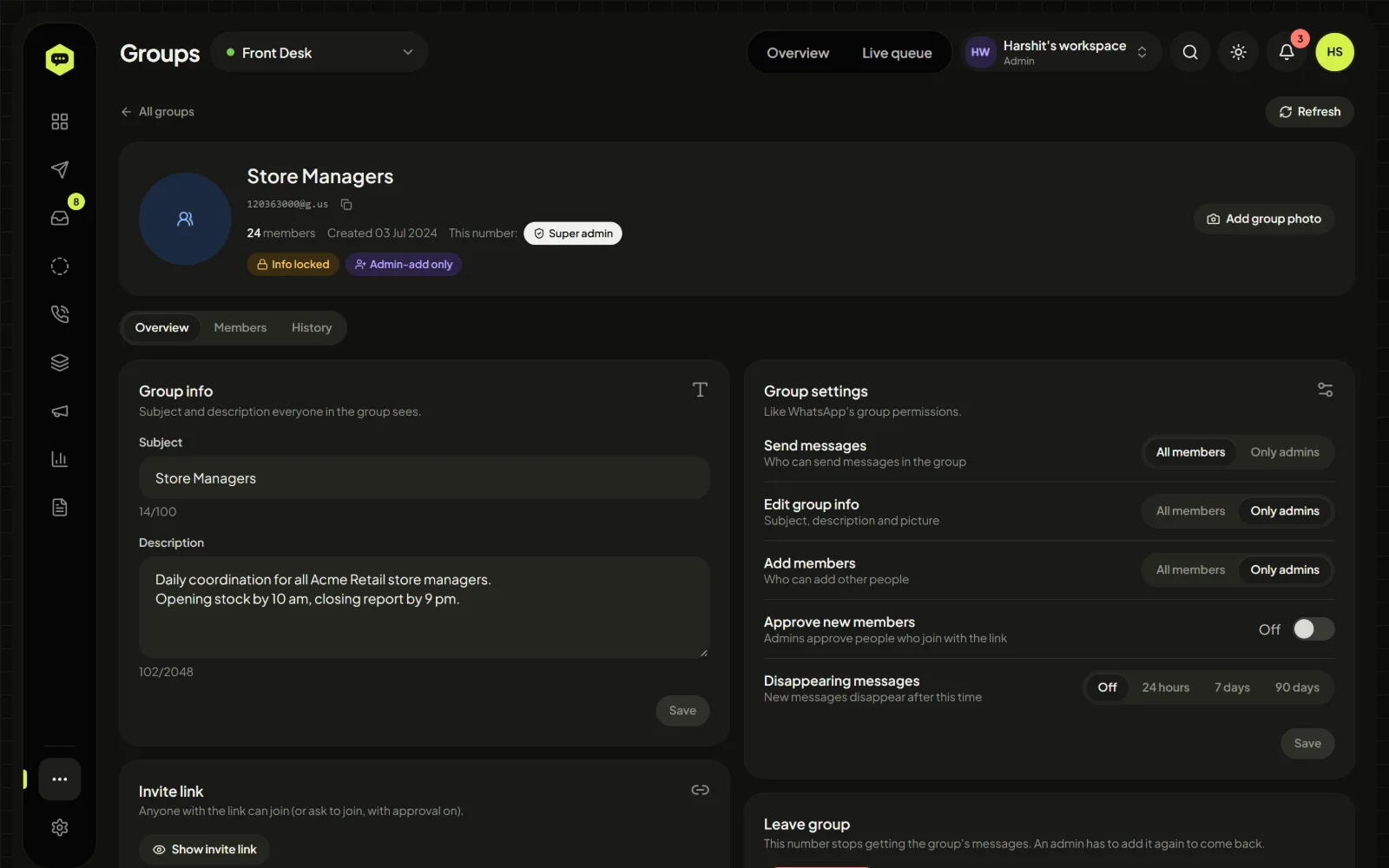 whatshive groups